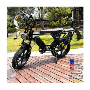 20inch fatbike electric bike of family cargo ebike 48v 250W/750w lithium battery electric motorcycle OUXI V8 electric bicycle