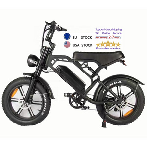 Cheap Fat Tire V20 Mountain electric bicycle Mtb Big Tyre Bike Ebike Retro electric Bicycle V20 electric bike