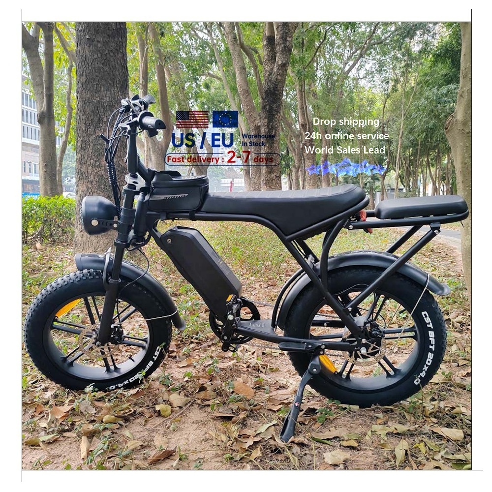 EU stock Fat Tire Electr Bike V8 3.0 E bike Price OUXI V8 ebike 250W Motor Battery Electric Bicycle