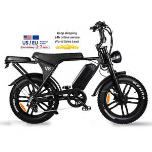 EU stock Fat Tire Electr Bike V8 3.0 E bike Price OUXI V8 ebike 250W Motor Battery Electric Bicycle