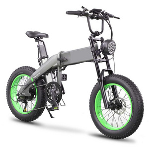 EU Warehouse Off Road All Terrain SUV Bike Folding Electric Bike 1000w Fat Tire Land Cruiser Electric City Bike