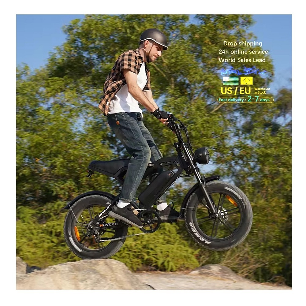 V20 EBIKE Hot Selling Design Belt Drive Electric Motor Bike Fat Tire Electric Other Bikes Long Range E Bike