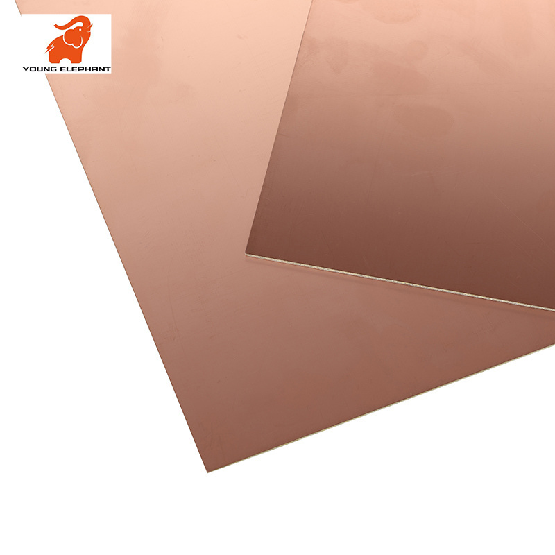 Reasonable price FR4 pcb double sided copper clad laminated pcb sheets ccl fr4