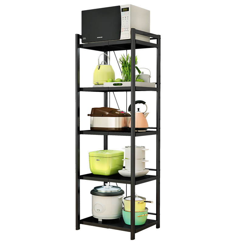 5 Tier Shelving Units Storage Rack Supreme Wire Shelving Organization Black Kitchen Shelves