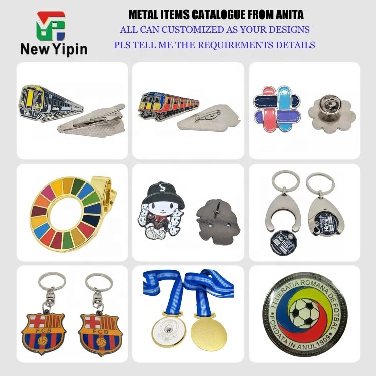 Promotional gift factory high quality ID badge pin custom beautiful lapel badges custom brooch football pin badges