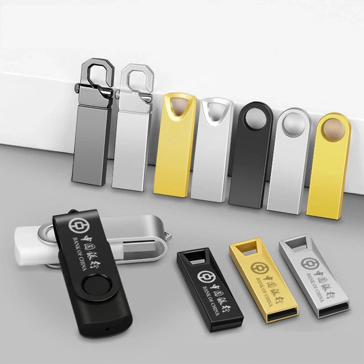 Hot Selling High Speed Metal USB 2.0 3.0 8GB 16GB 32GB 64GB 128GB 16 GB 32GB Flash disk USB Flash Drive Pen drive Custom USB