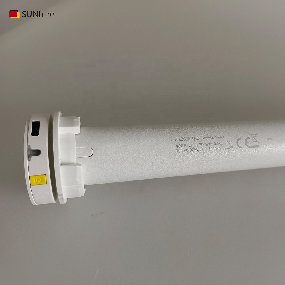 SUNFREE Wi-Fi Shutter Smart Electric Motor Shade Motor Smart Tubular Motor For Roller Blind