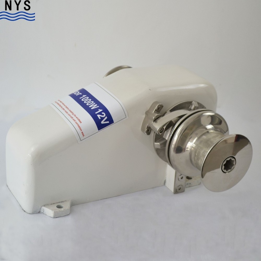 electric stainless steel  Horizontal windlass 220v/380v  2000W boat anchor winch