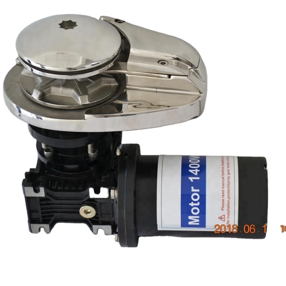 boat electric anchor Vertical windlass 12v/24v  winch 400-2000W  anchor windlass gypsy size 6-13mm