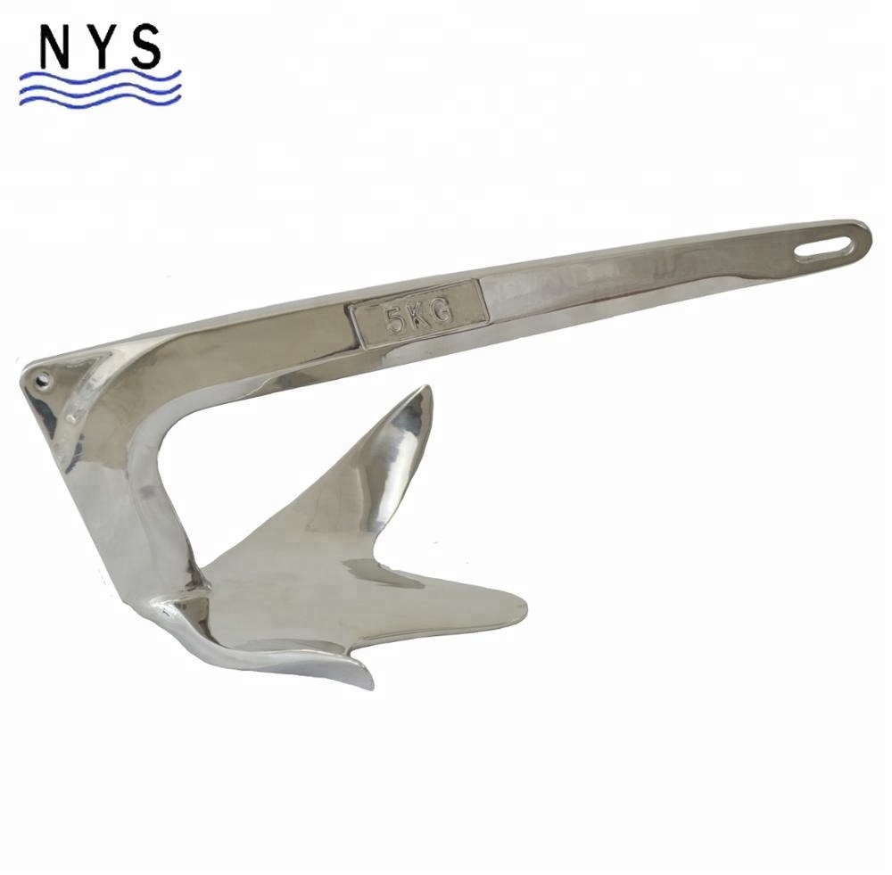 5kg 316 Stainless steel claw anchor bruce anchor