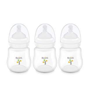 Baby bottles feeding BPA Free 100% Food Grade plastic bottle wide neck anti colic 180ml 6oz baby PP milk bottle