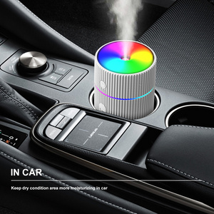 220Ml Colorful Cup Rotation Led Light Car Mini Air Humidifier Office Desk H2O Cool Mist USB Room Ultrasonic Air Humidifier