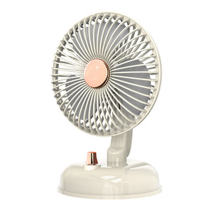 Classical Retro Shaking Head Small Fan Rechargeable Desktop USB Charging Fan Student Home Office mini Portable Electric Fans