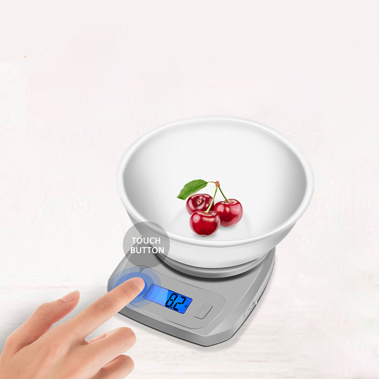 Retro Manual 5000G High Baking Calories Electric Digital Egg Weighing Kitchen Food Scale With Bowl