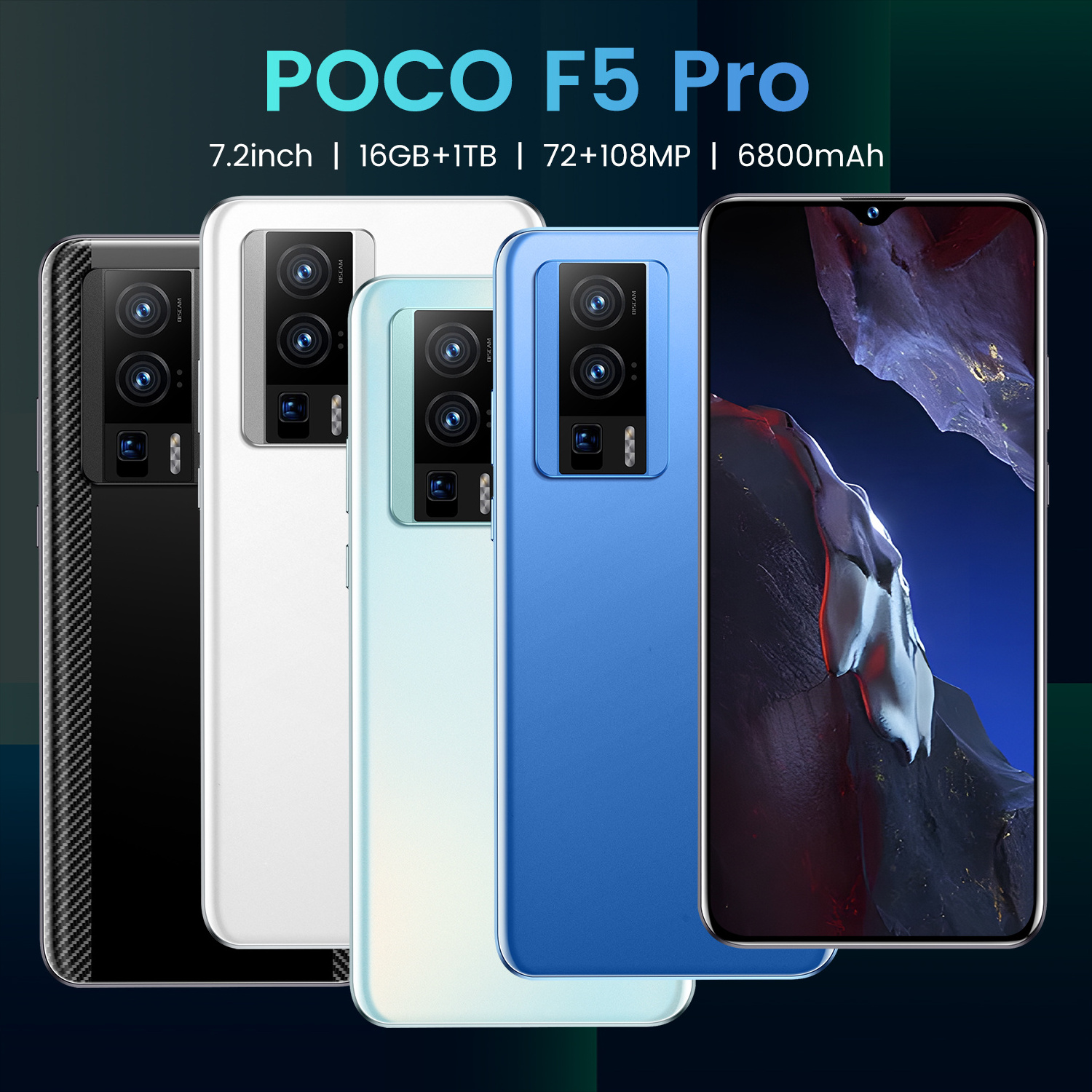 Poco f5 pro tecno mobile f5 Pro fingerprint unlocked high quality mobile phone