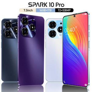 4g 5G 7.3 inch TECHNO spark10 hot sale original spin and win mobile phones