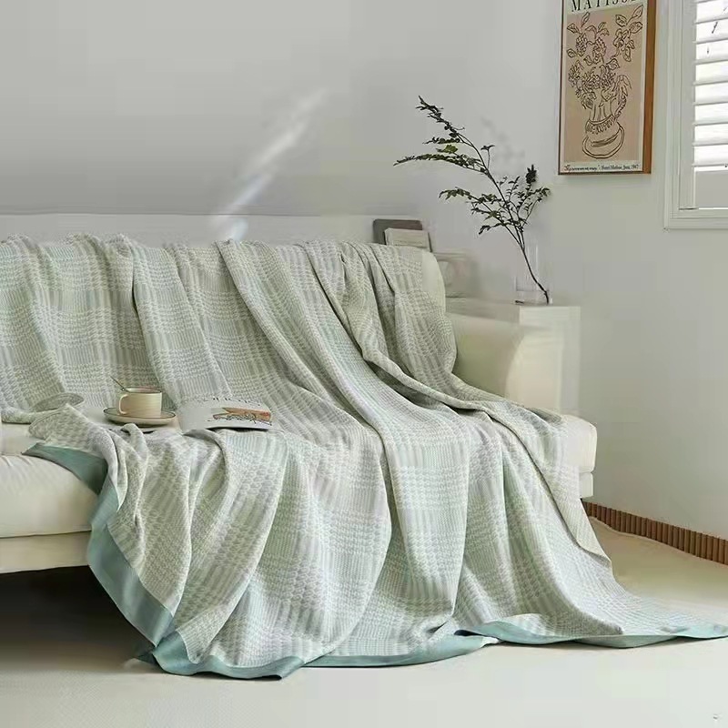 Bamboo Cooling Blanket - Soft Thin Summer Blankets for Hot Sleepers, Lightweight Chill Blanket