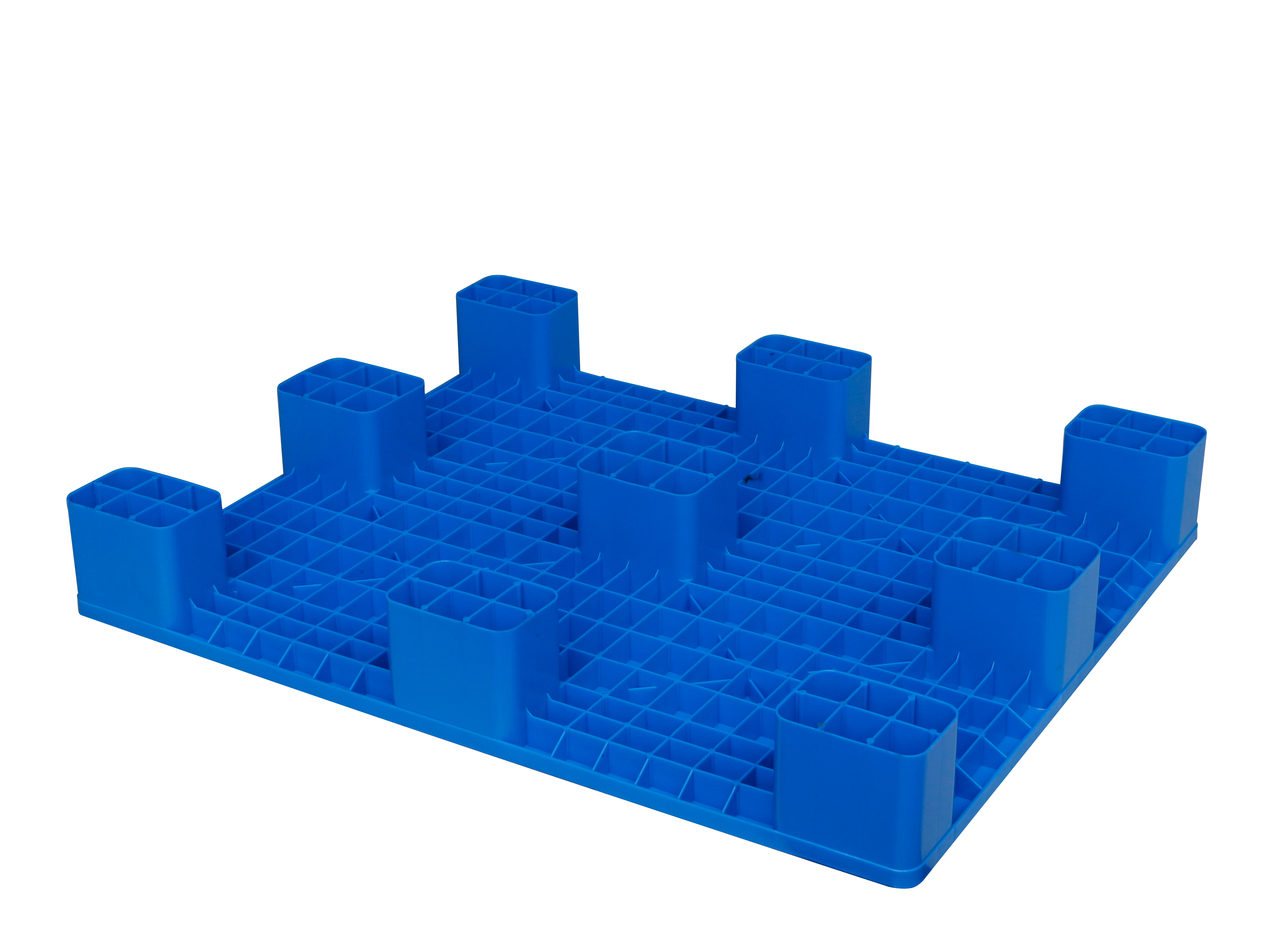 NEXARA Heavy Duty HDPE 1008 Flat Surface Nine Runner Euro Plastic Pallet for Sale