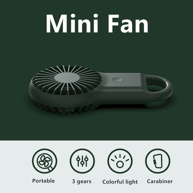 Wholesale Small Handy Design Mini Electric Portable Rechargeable Battery Pocket Handheld Wearable Fans For Outdoor