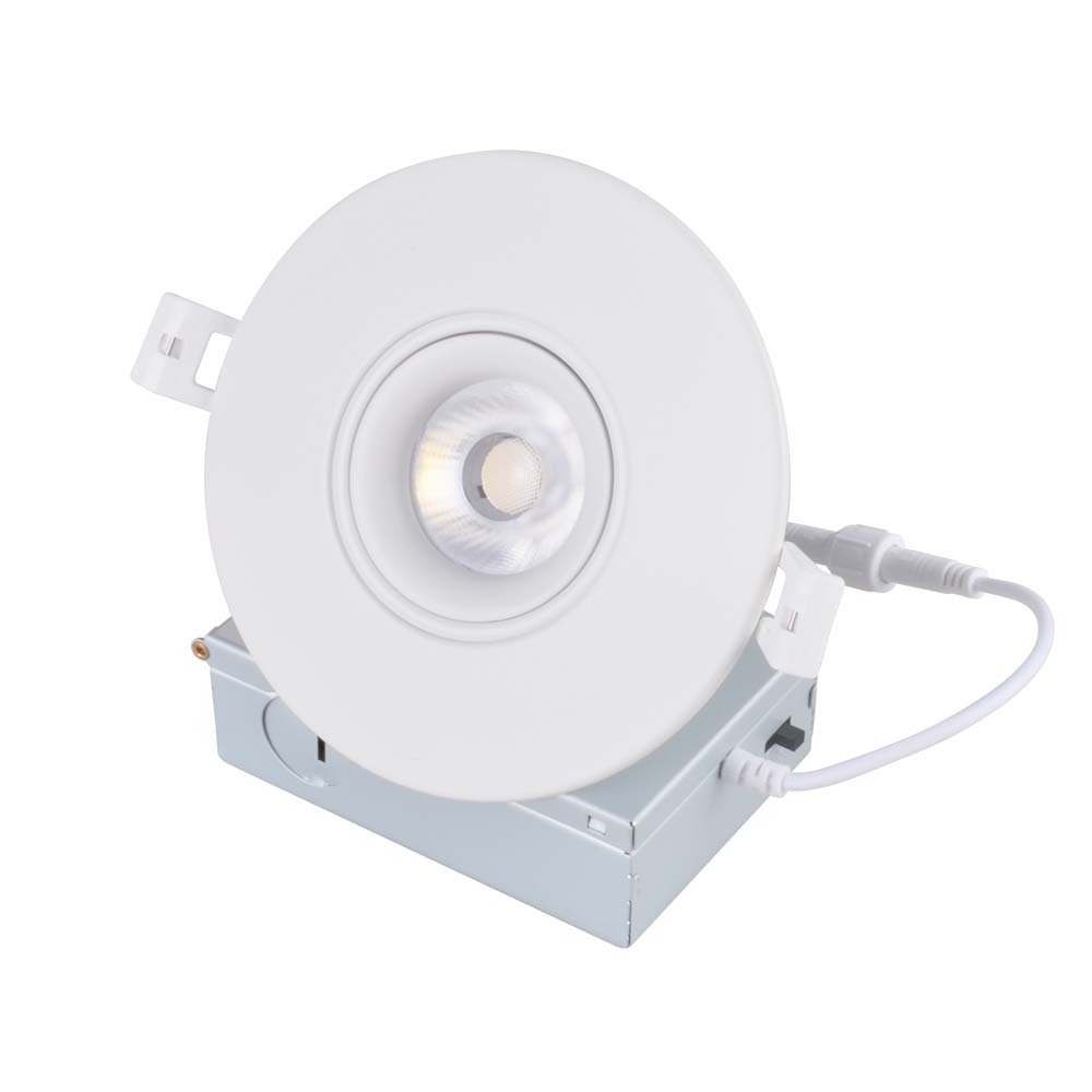 COB60 ETL Gimbal 12W COB Adjustable down light 360 rotatable Recessed led downlight