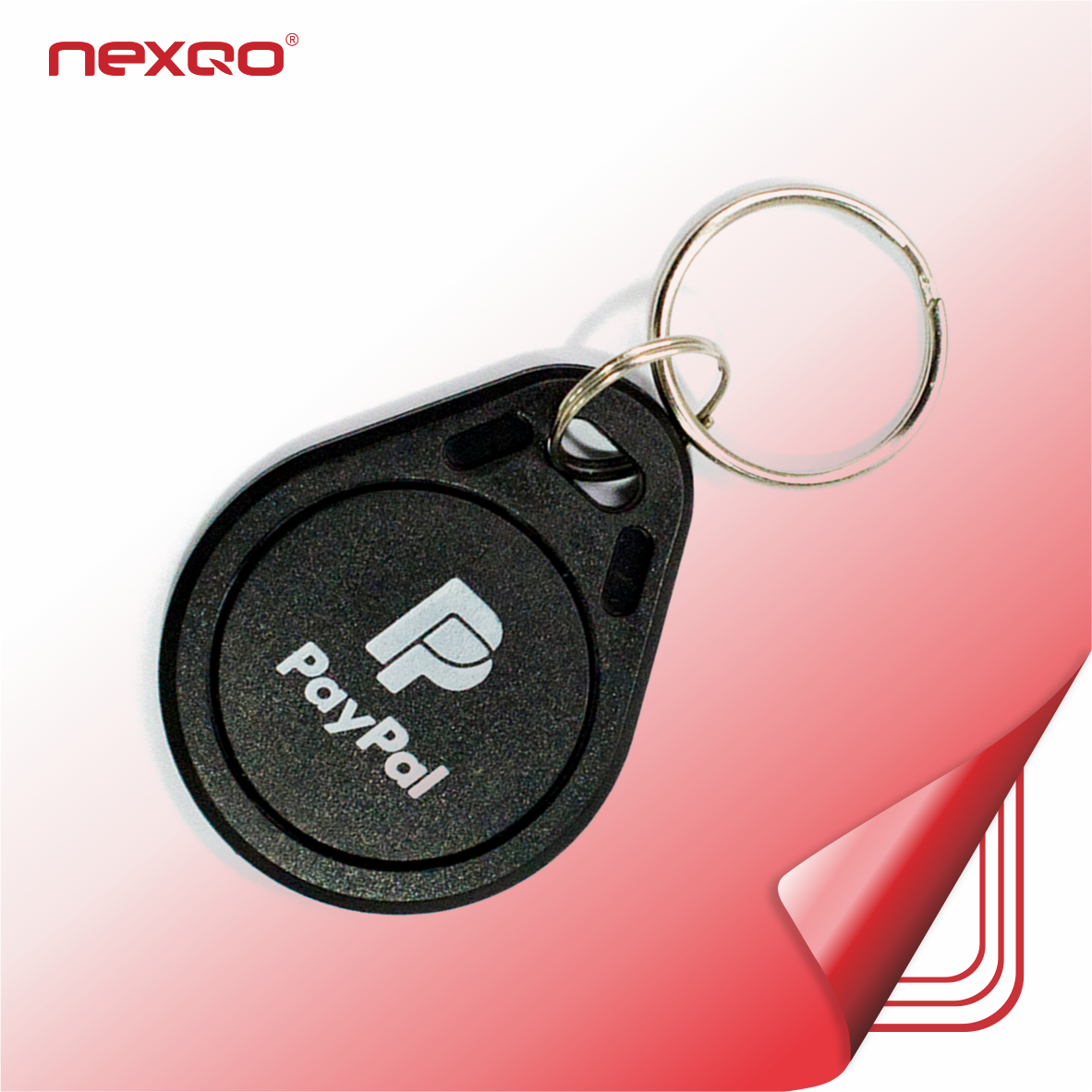 Free Sample High Security RFID Keyfob Custom Logo Access Control RFID Keychain For Door Entry Control