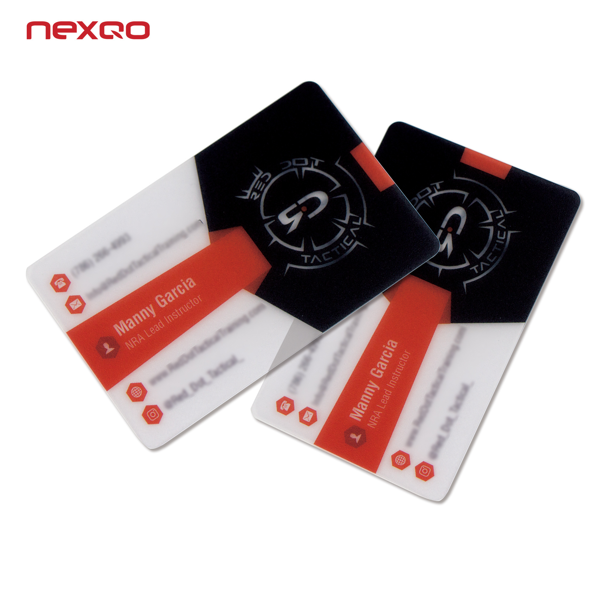 MIFARE with Custom Printing PVC Card Transparent Classic 1K Clear Card Nex-pvc Card