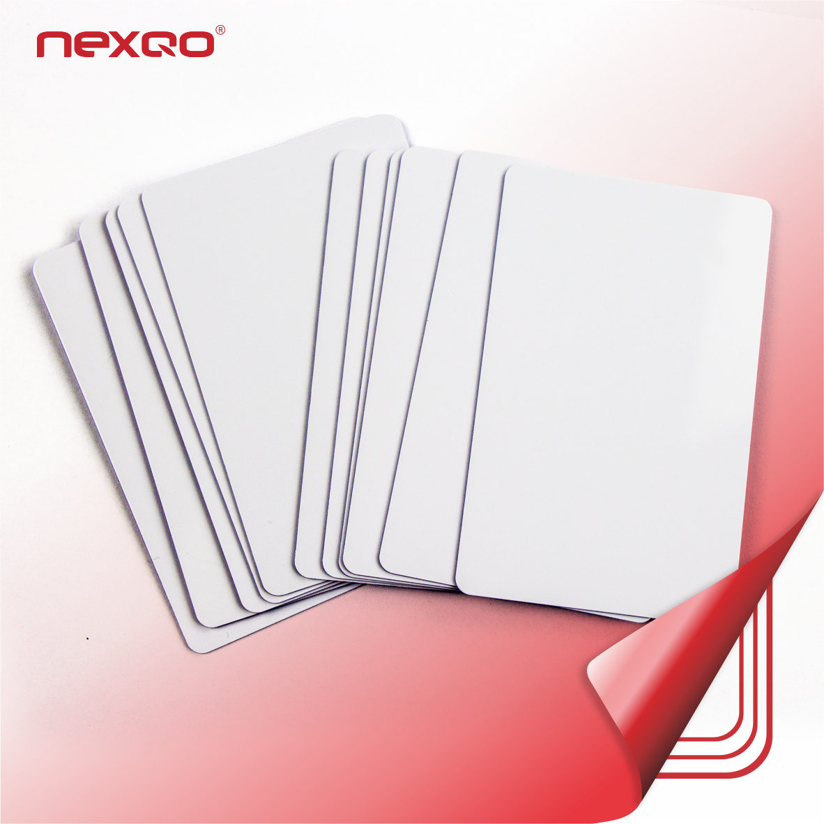 Plastic White Blank PVC Card Credit Card Size With F08 Chip for Access Control RFID Card