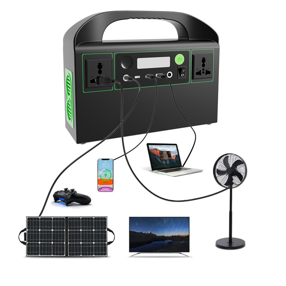 Nextgreenergy OEM DEM Manufacturer 300W Home Solar Generator Auto Emergency Power Banks Portable Power Stations For Camping