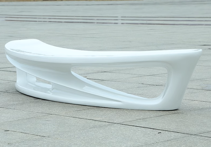 Customized Modern Fiberglass Art Statue Sculpture Landscape Urban Public Bench Furniture