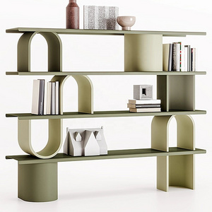 Free wheeling Modular Bookcase Custom Living Room Display Cabinet Shelves Office Showroom Display Shelves Basement Stock Shelves