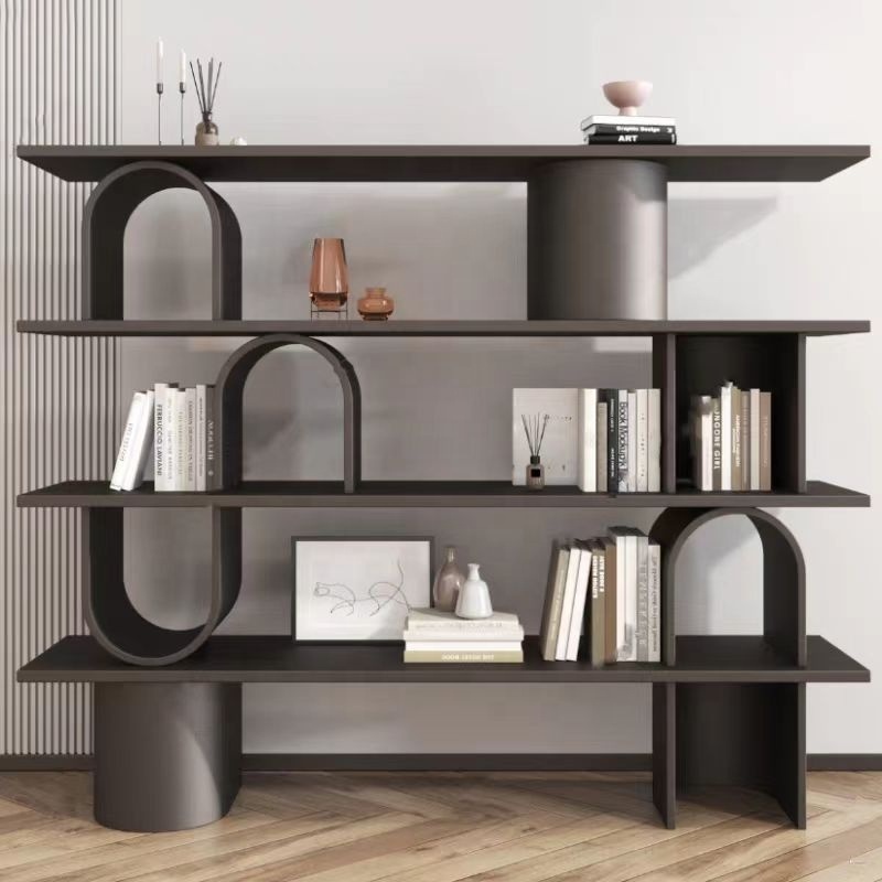 Free wheeling Modular Bookcase Custom Living Room Display Cabinet Shelves Office Showroom Display Shelves Basement Stock Shelves