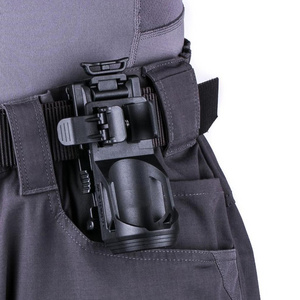 360 degree rotation flashlight holder  Tactical torch holster belt  flashlight holder V51