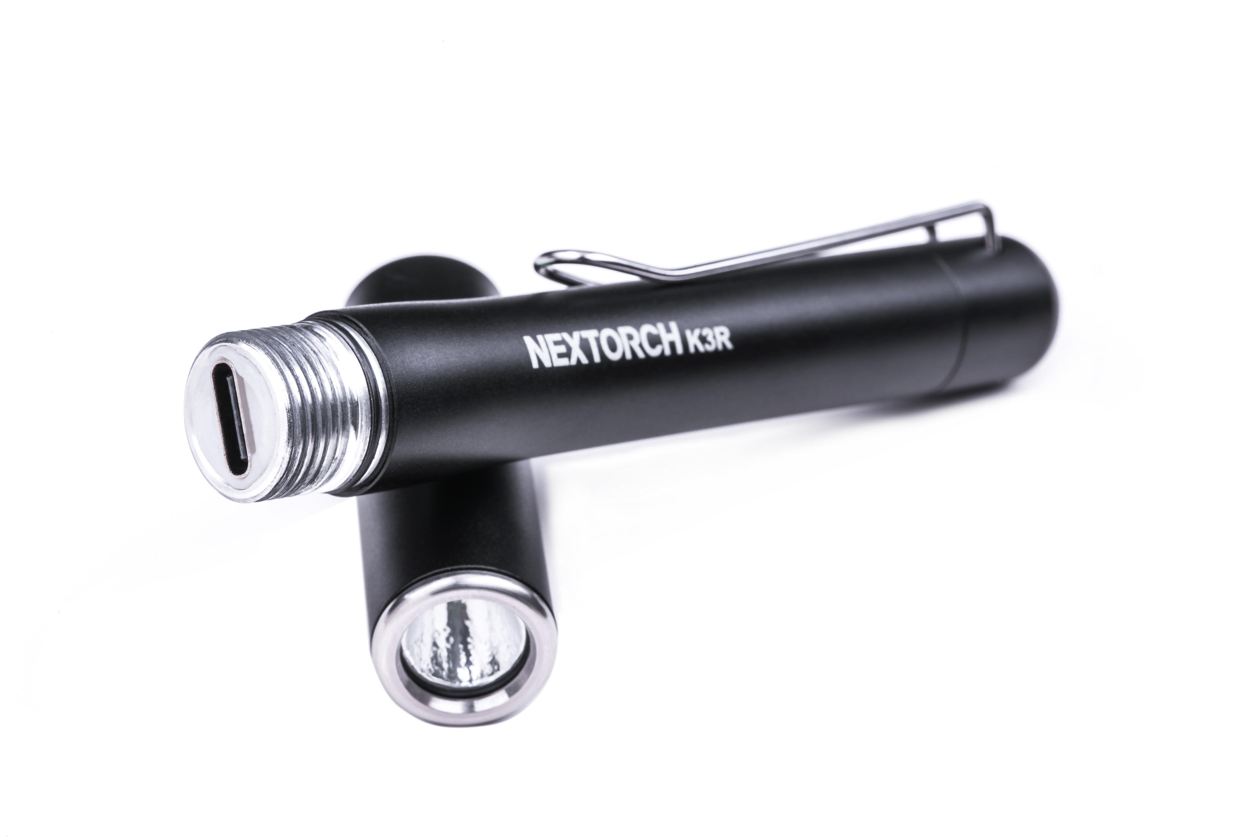 NEXTORCH K3R super bright LED flashlight 350 lumen type C rechargeable penlight EDC pocket light