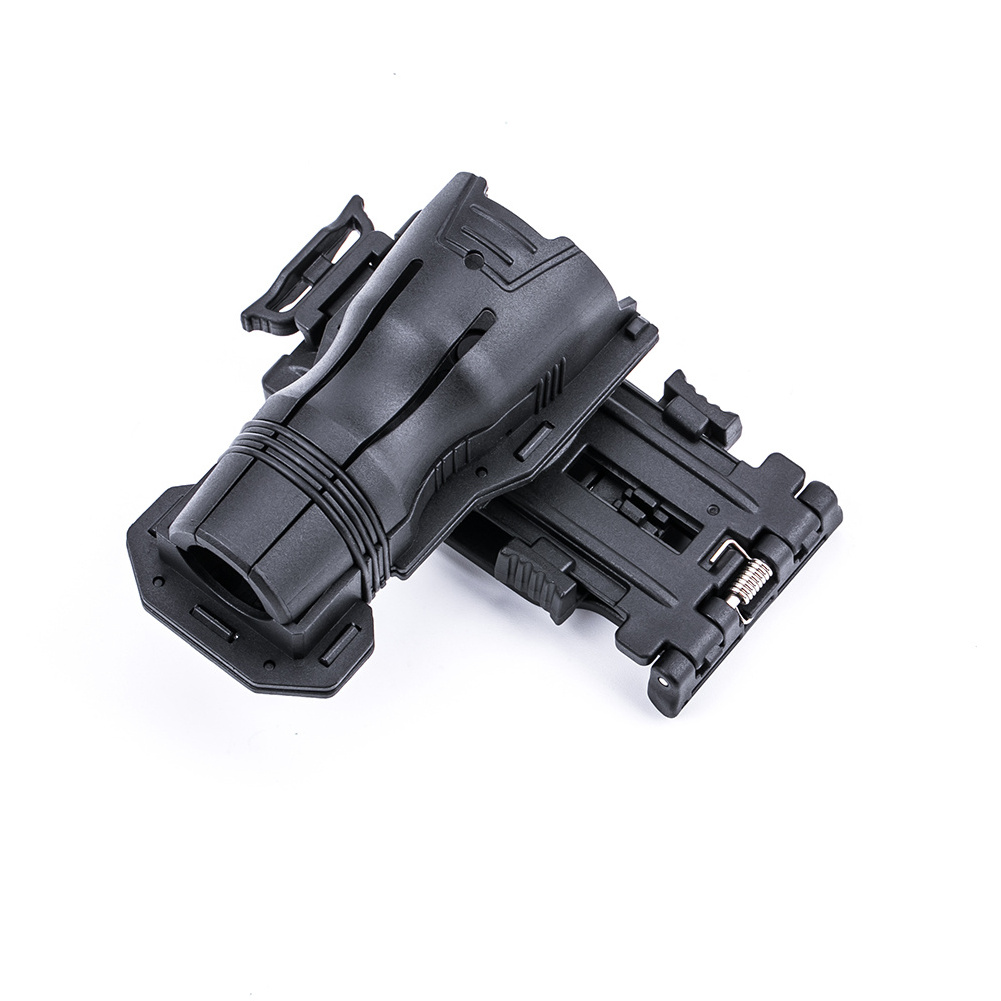 V61 holster for flashlight flashlight holster rotatable tactical holder for 5 inch belt fits 27mm - 30mm dia flashlights