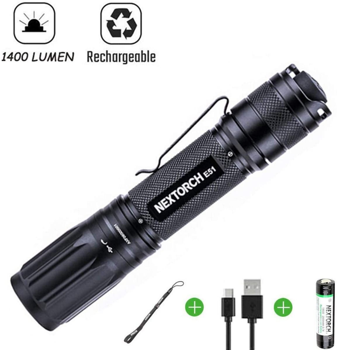 2500 lumen most powerful flashlight rechargeable waterproof usb portable flashlight for outdoor