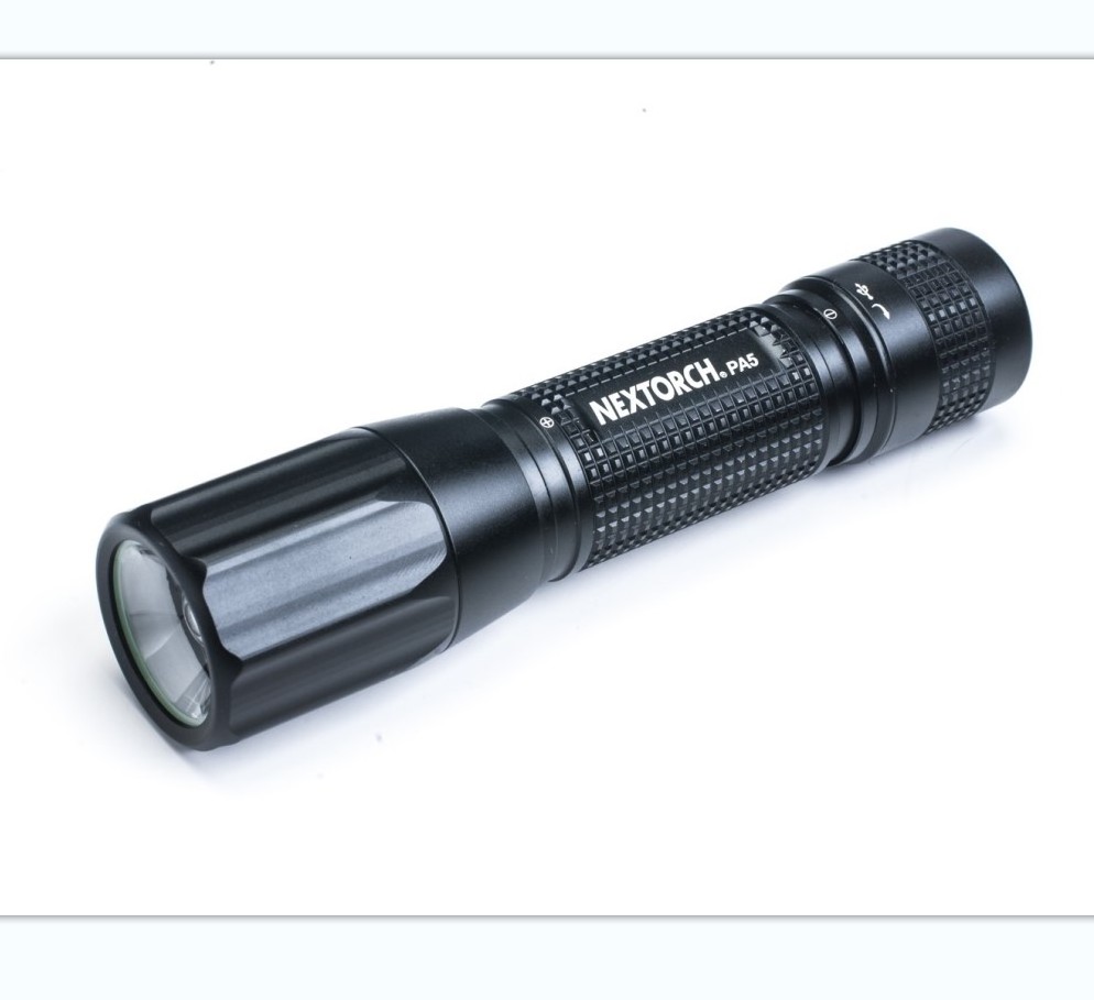 NEXTORCH PA5 Zoom LED flashlight USB rechargeable flood and focus zoom 500 lumen flashlight