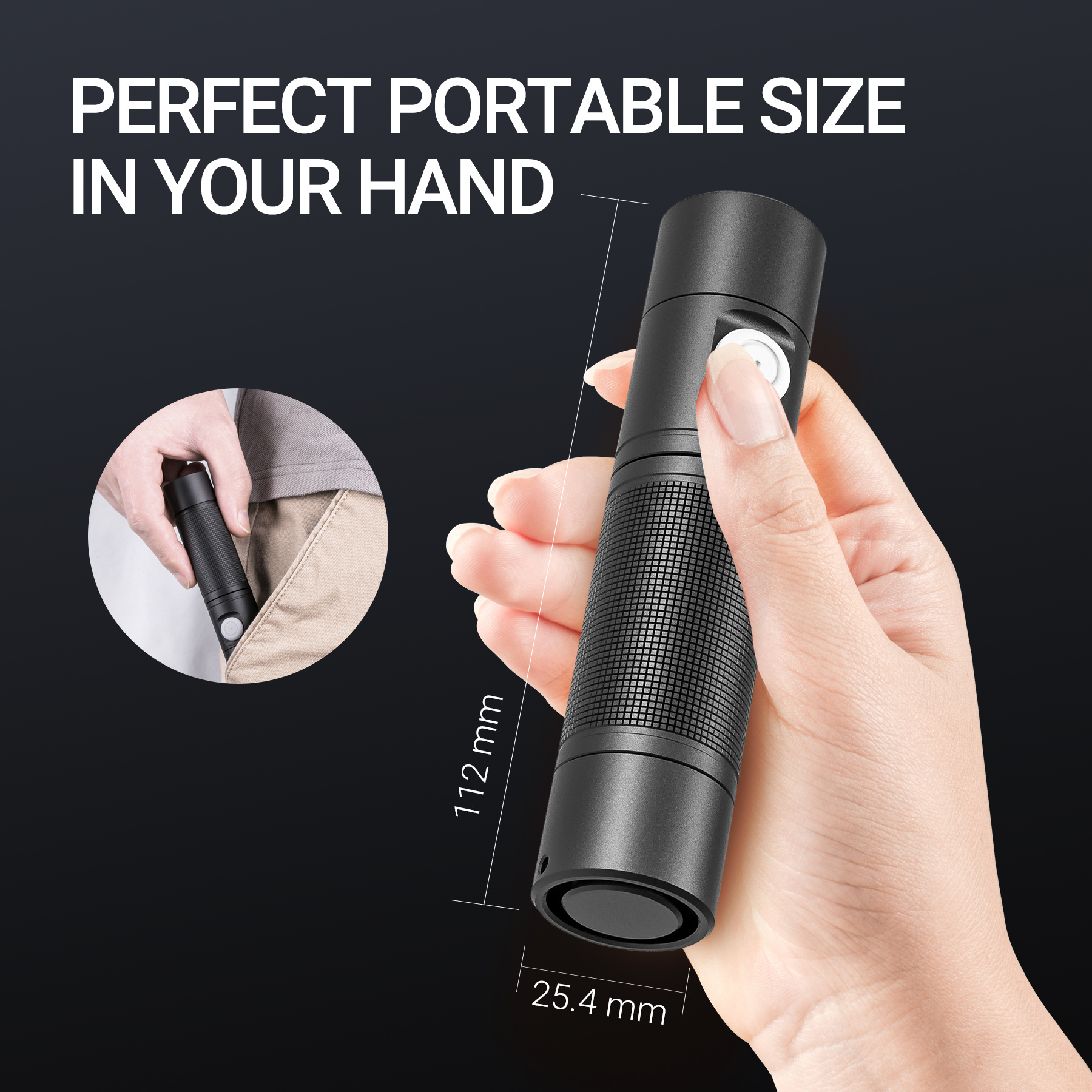 Pocket Small Powerful batteries portable rechargeable edc flashlight linternas led alta potencia Torch Light linterna