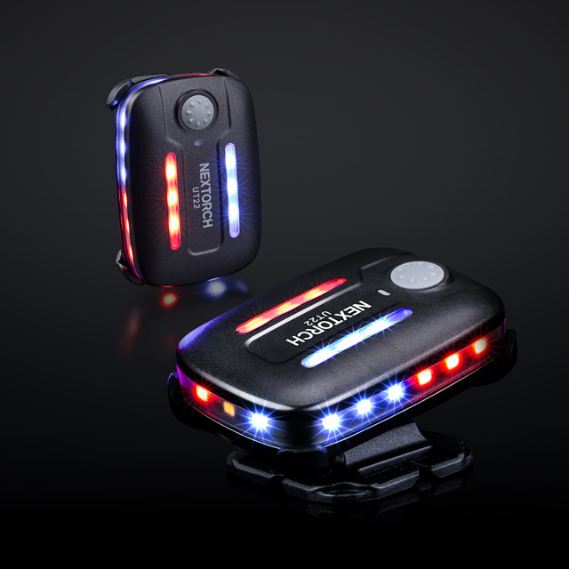 Nextorch UT22 Light led red blue traffic shoulder red and blue shell shoulder flashing led light LED Beacon Warning Lights