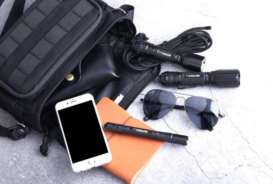 Nextorch V30 nylon carry bag for flashlight multi-function highly durable portable tactical Molle bag