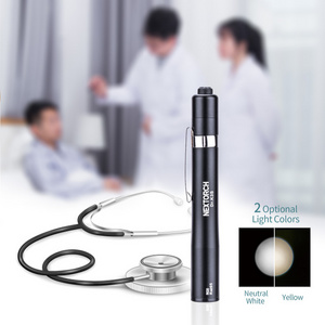 NEXTORCH K3S ENT Pen Light with Pupil Gauge - Doctor Healthcare Medical LED Penlight