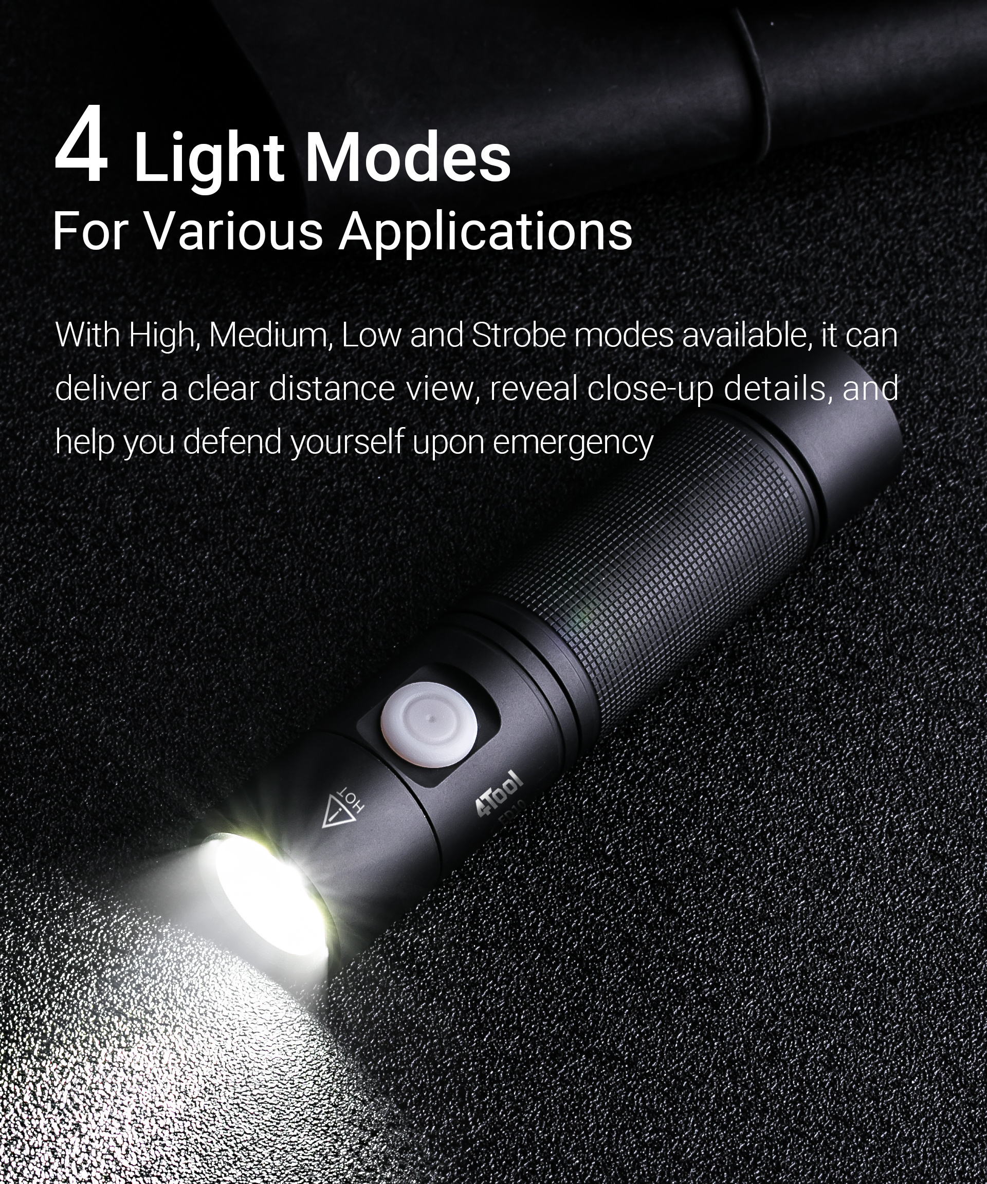 1400 lumen high power Nextorch ED10 type C recharge flashlight Good selling linternas flashlight 5000K (Daylight)