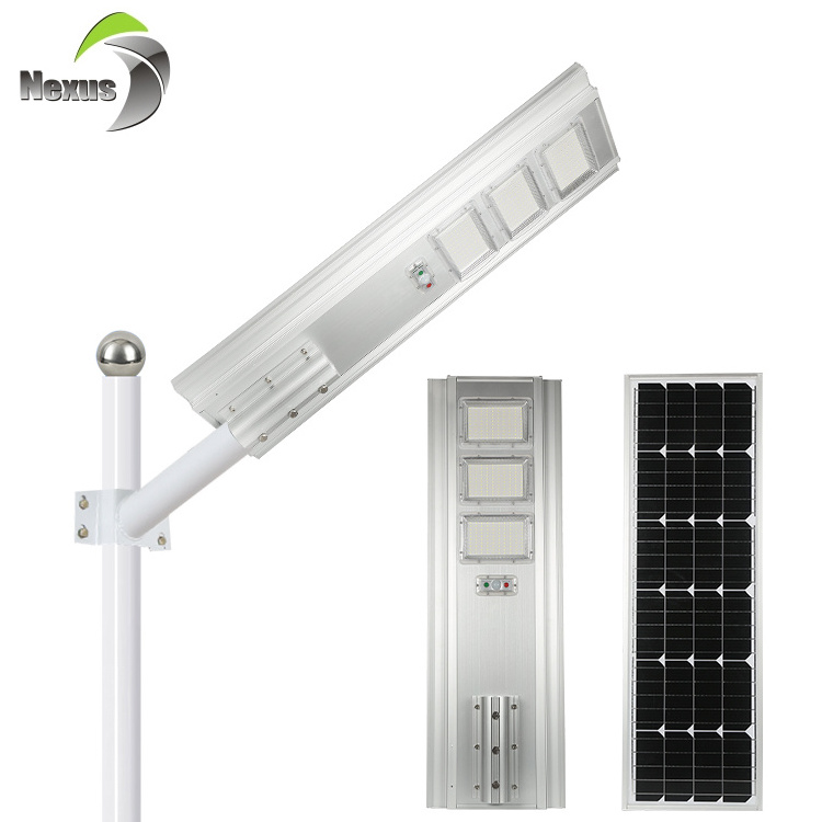 OEM ODM Ip65 Outdoor Waterproof Road Light Night Day Smart Integration 100w 200w 300w 400w All In One Led Solar Street Light