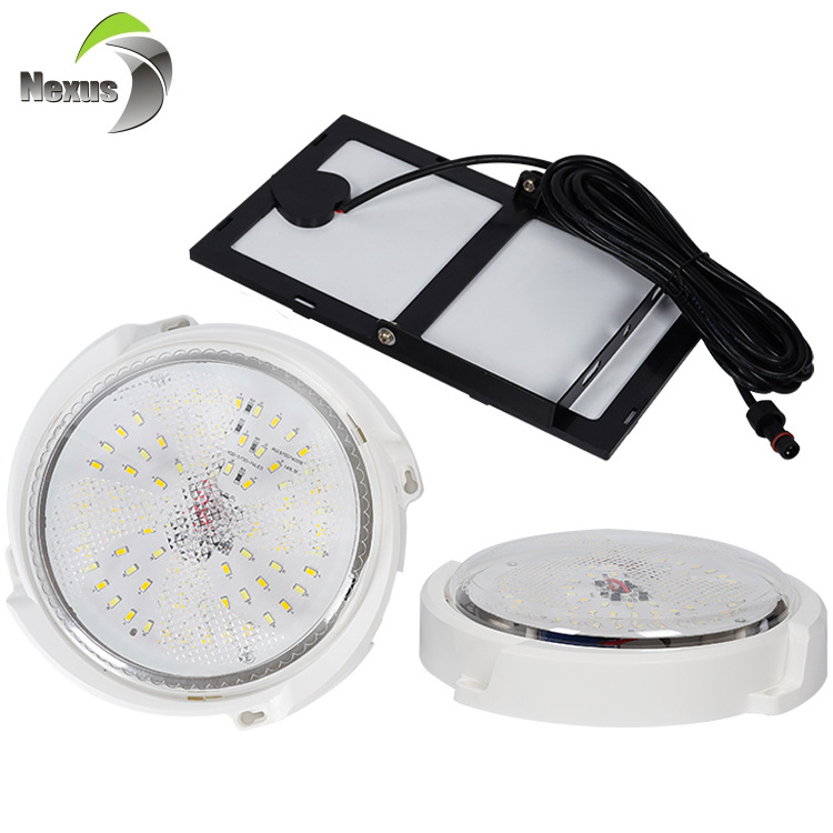 Energy Saving White ABS Indoor Recessed 40 60 100 200 300 W Ip65 Waterproof Solar Power Led Ceiling Light