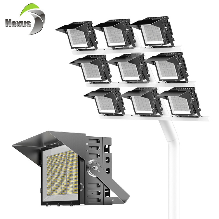 New Style Outdoor Tennis Court Flood Light Waterproof Ip66 400w 600w 1000w Led High Pole Flood Sports Stadium Light