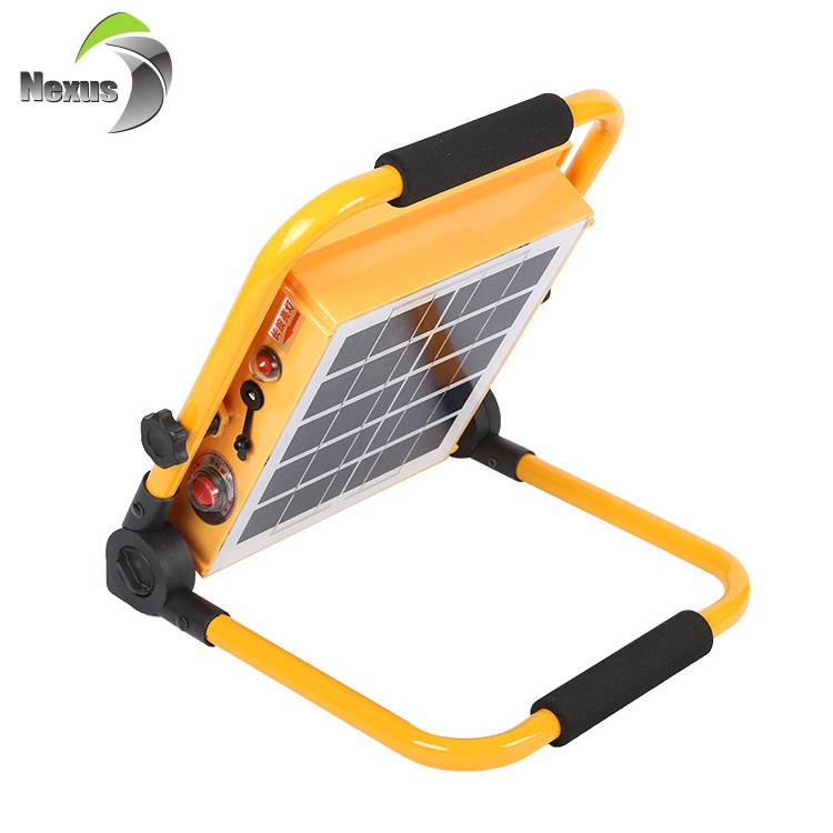 High Power Outdoor Camping Emergency Portable Waterproof Ip65 50w 100w Solar Led Flood Light