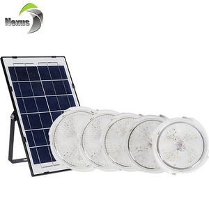 Solar Power Battery Modern Surface Mount Indoor Residential 40w 60w 100w 200w 300w Led Solar Ceiling Light