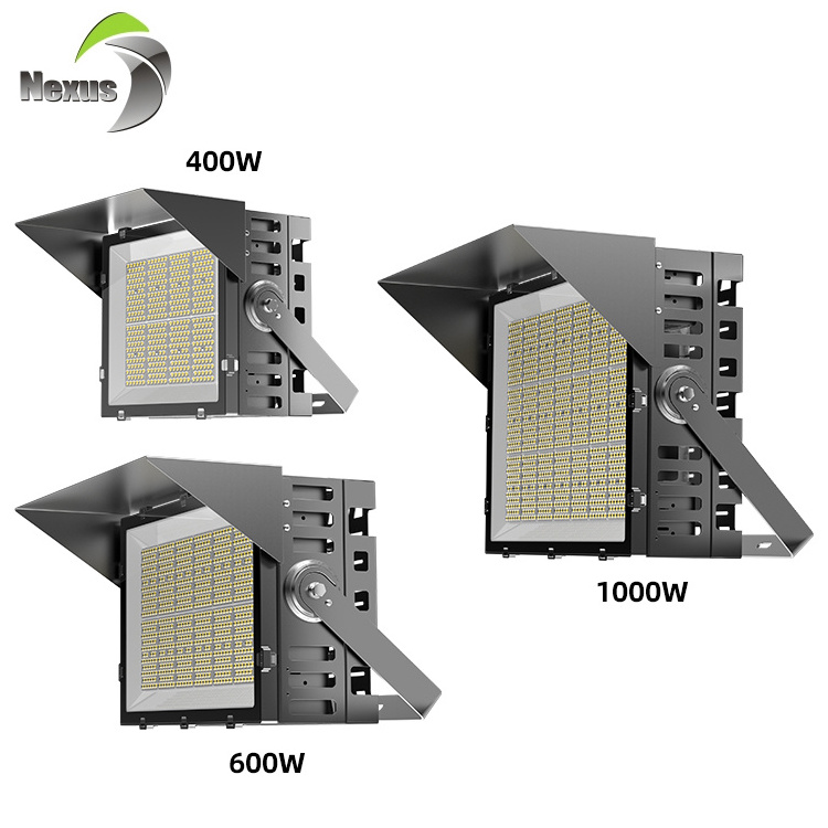 New Style Outdoor Tennis Court Flood Light Waterproof Ip66 400w 600w 1000w Led High Pole Flood Sports Stadium Light