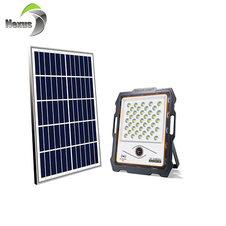 High Efficiency Remote Control Exterior Dimmable Industrial Rechargeable 100w 200w 300w 400w Led Solar Flood Light