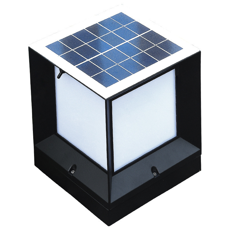 Aluminum 4x4 5x5 or 6x6 3W 5W 7W Modern Garden Main Solar Energy Deck Fence Gate Outdoor LED Solar Light For Post