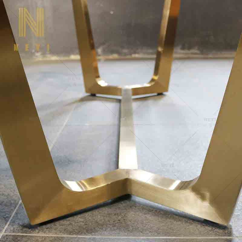 NEYI Manufacturer Table Legs Cast Iron Stainless Steel Restaurant Dining Metal Tulip Bar Table Base